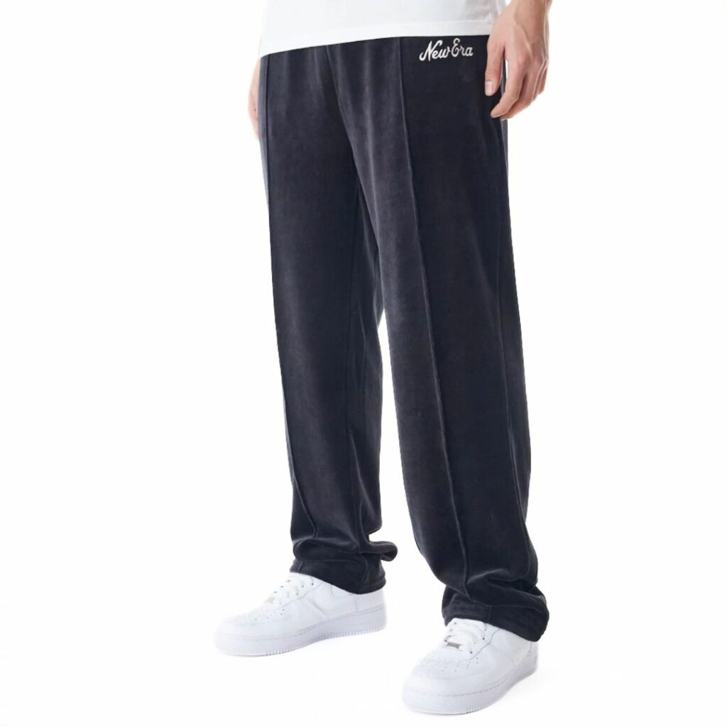 New Era Pantaloni In Velluto - Black