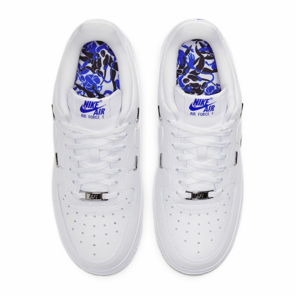 Nike Air Force 1 '07 LX - White/Hyper Royal/Black - immagine 3
