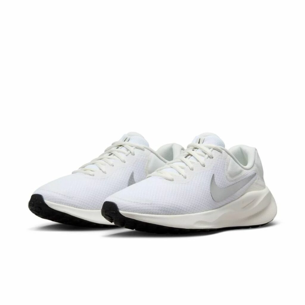 Nike Revolution 7 - White/Metallic Silver/Sail - immagine 2