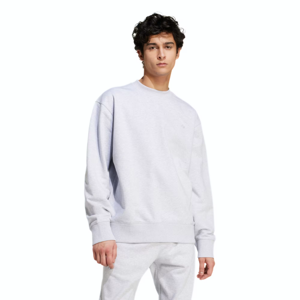 Adidas Felpa Premium Essentials - Light Grey Heather