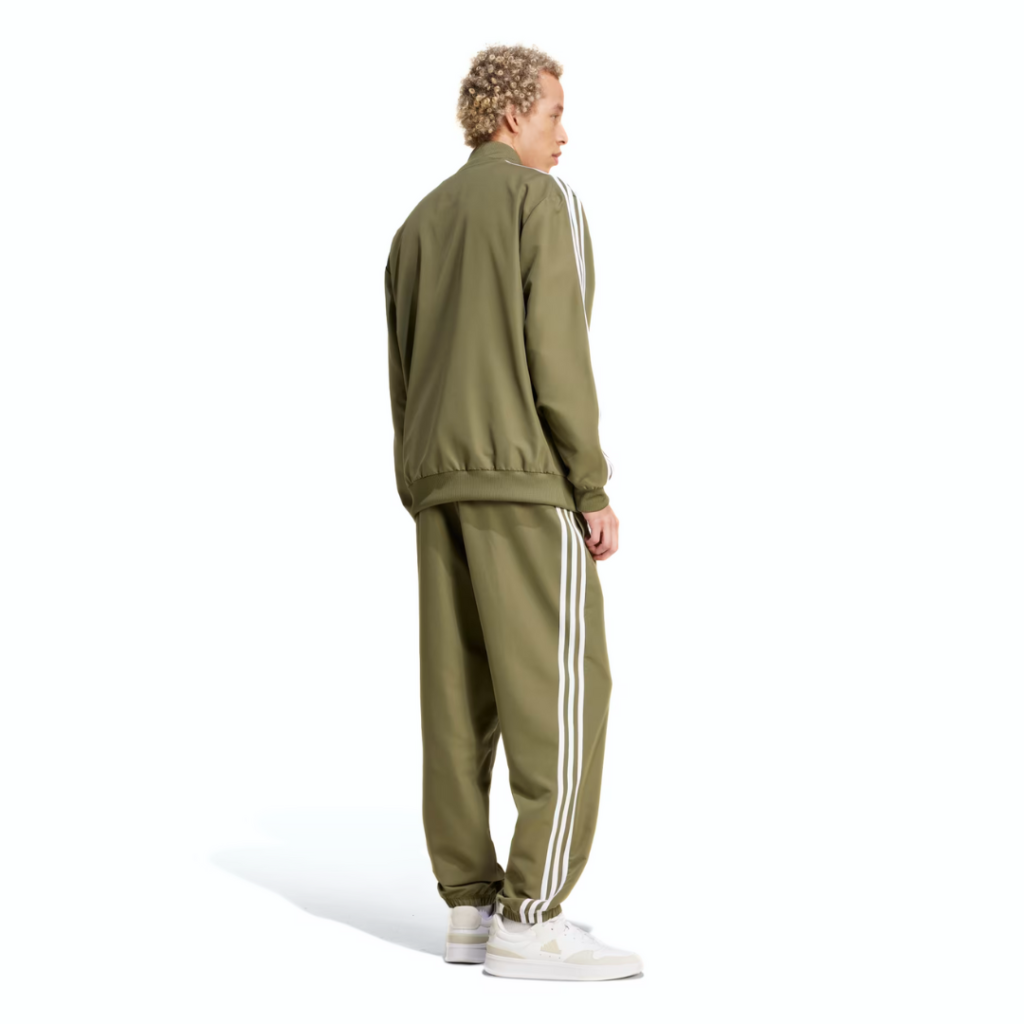 Adidas Tuta 3-Stripes - Olive Strata - immagine 2
