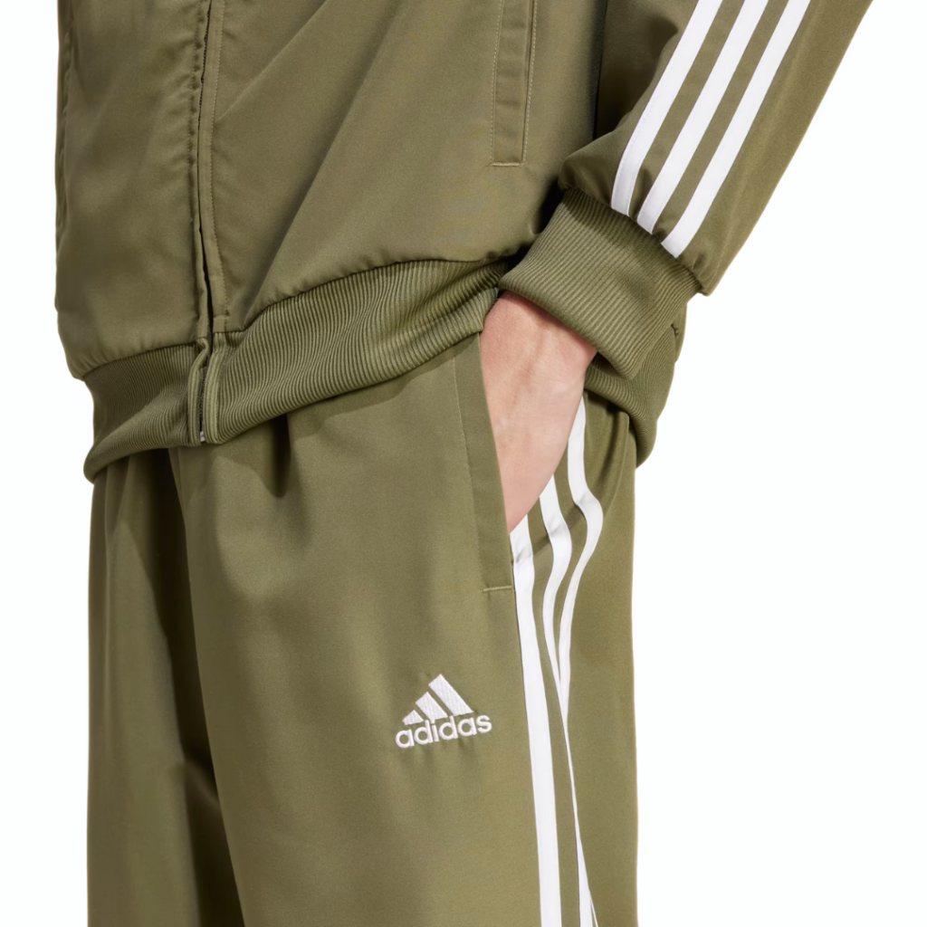 Adidas Tuta 3-Stripes - Olive Strata - immagine 4
