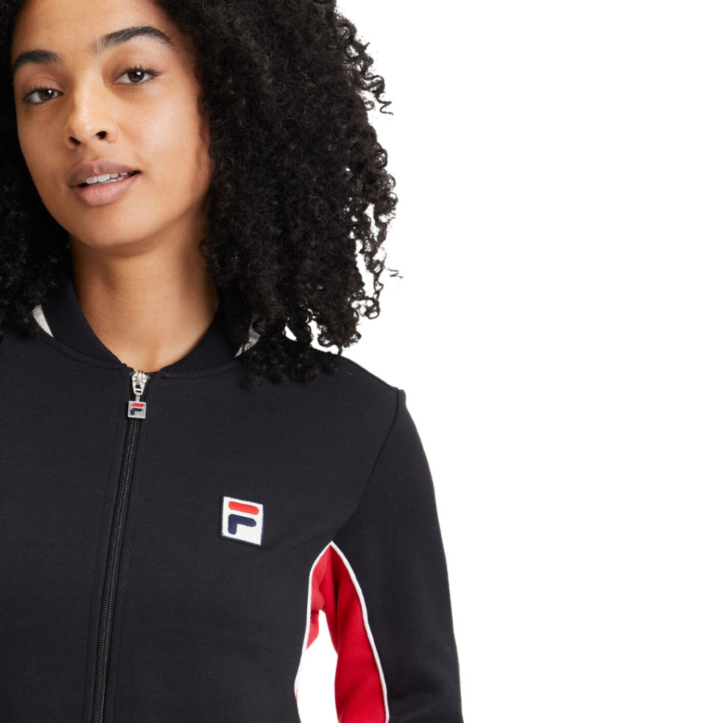 Fila Giacca Sportiva Laiben - Black/True Red - immagine 3