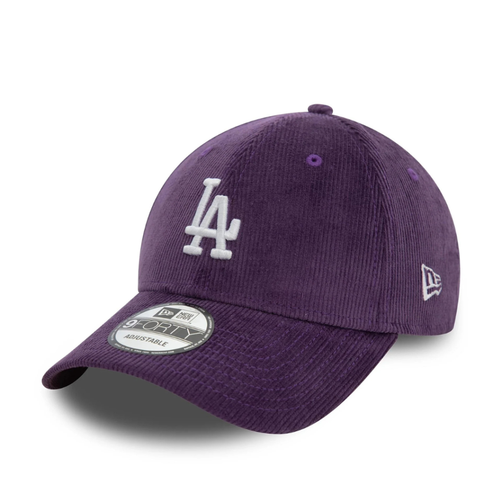 New Era Cappello LA Dodgers Cord - Purple/White