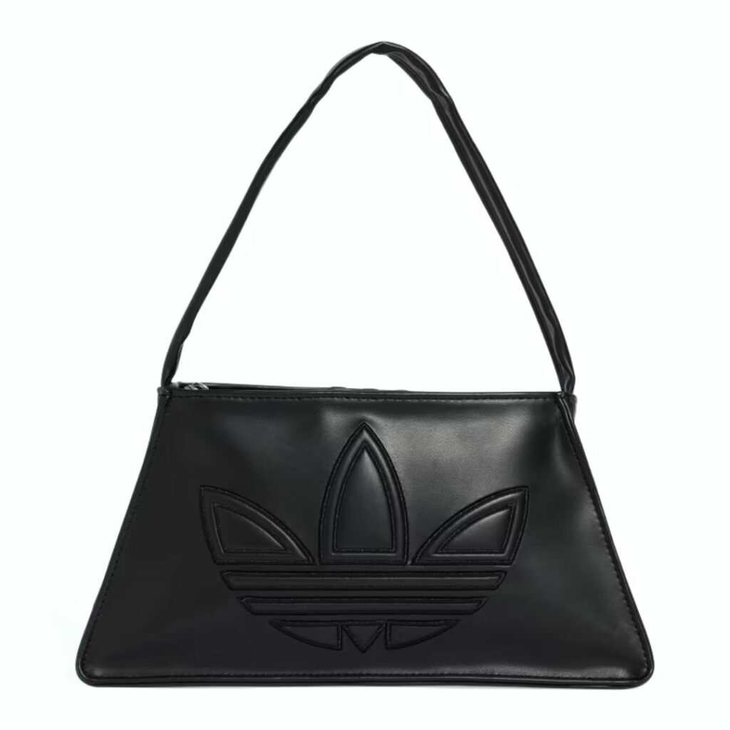 Adidas Borsa A Tracolla Polyurethane Outline Trefoil - Black