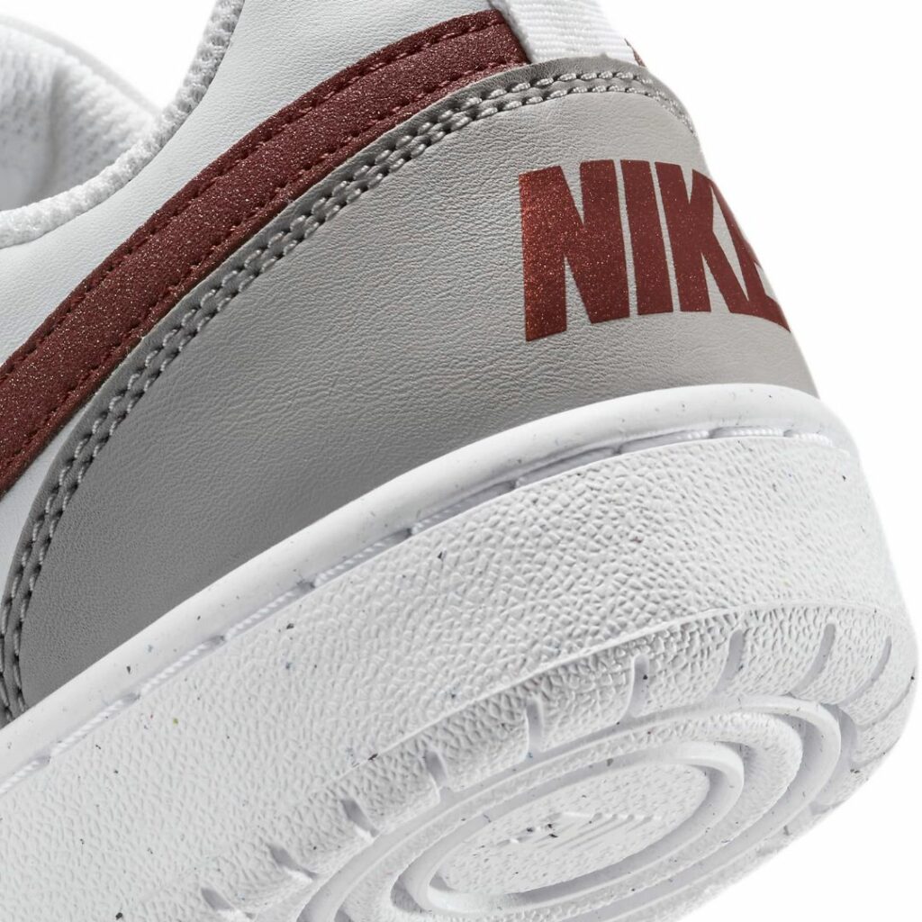 Nike Court Borough Low Recraft (gs) - White/Grey/Dark Pony - immagine 6