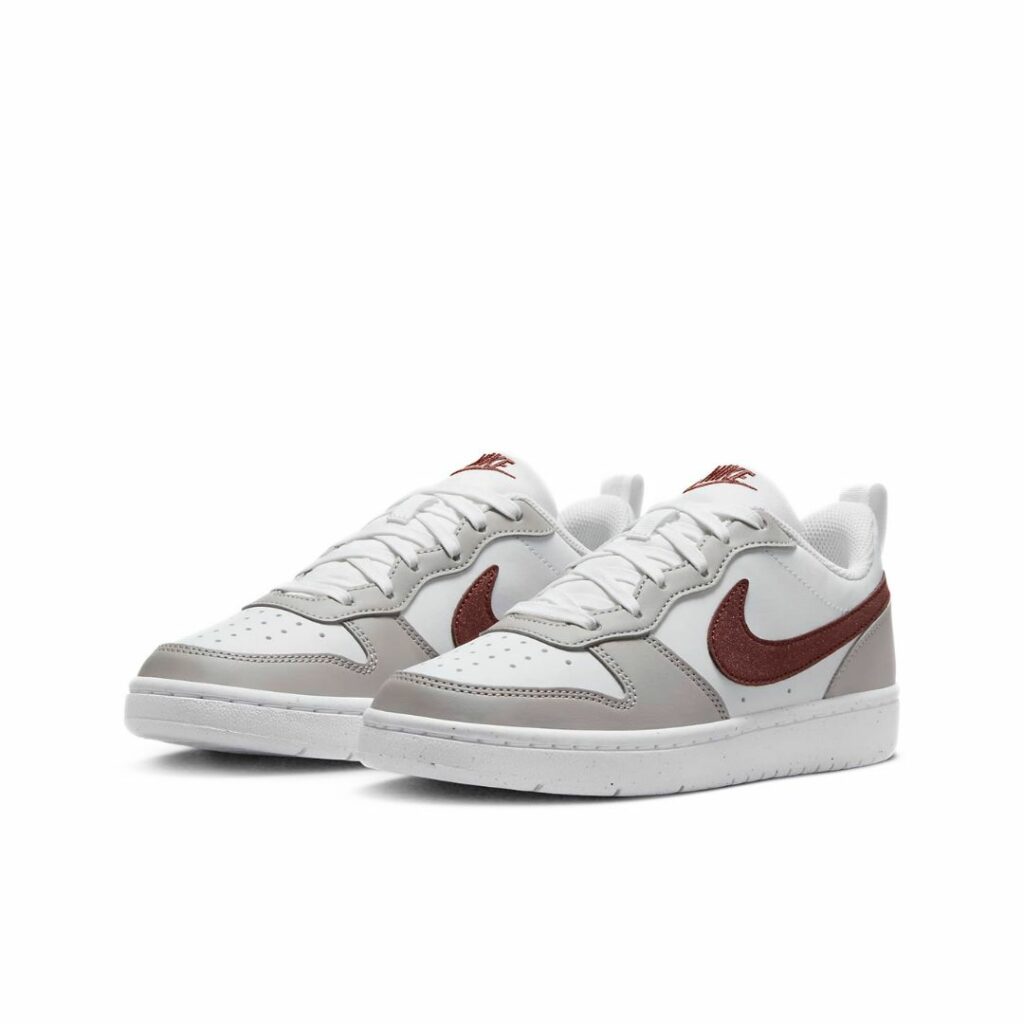 Nike Court Borough Low Recraft (gs) - White/Grey/Dark Pony - immagine 2