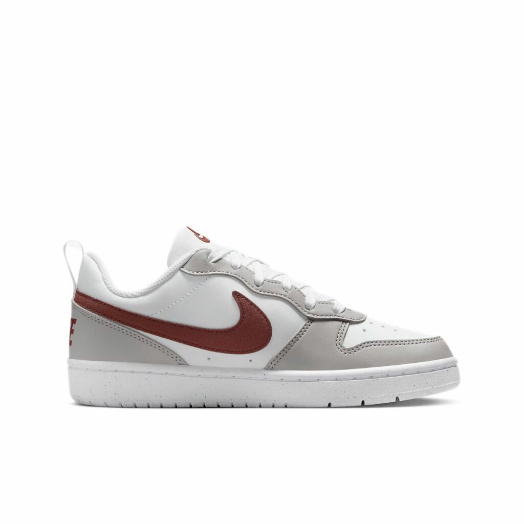 Nike Court Borough Low Recraft (gs) - White/Grey/Dark Pony - immagine 3