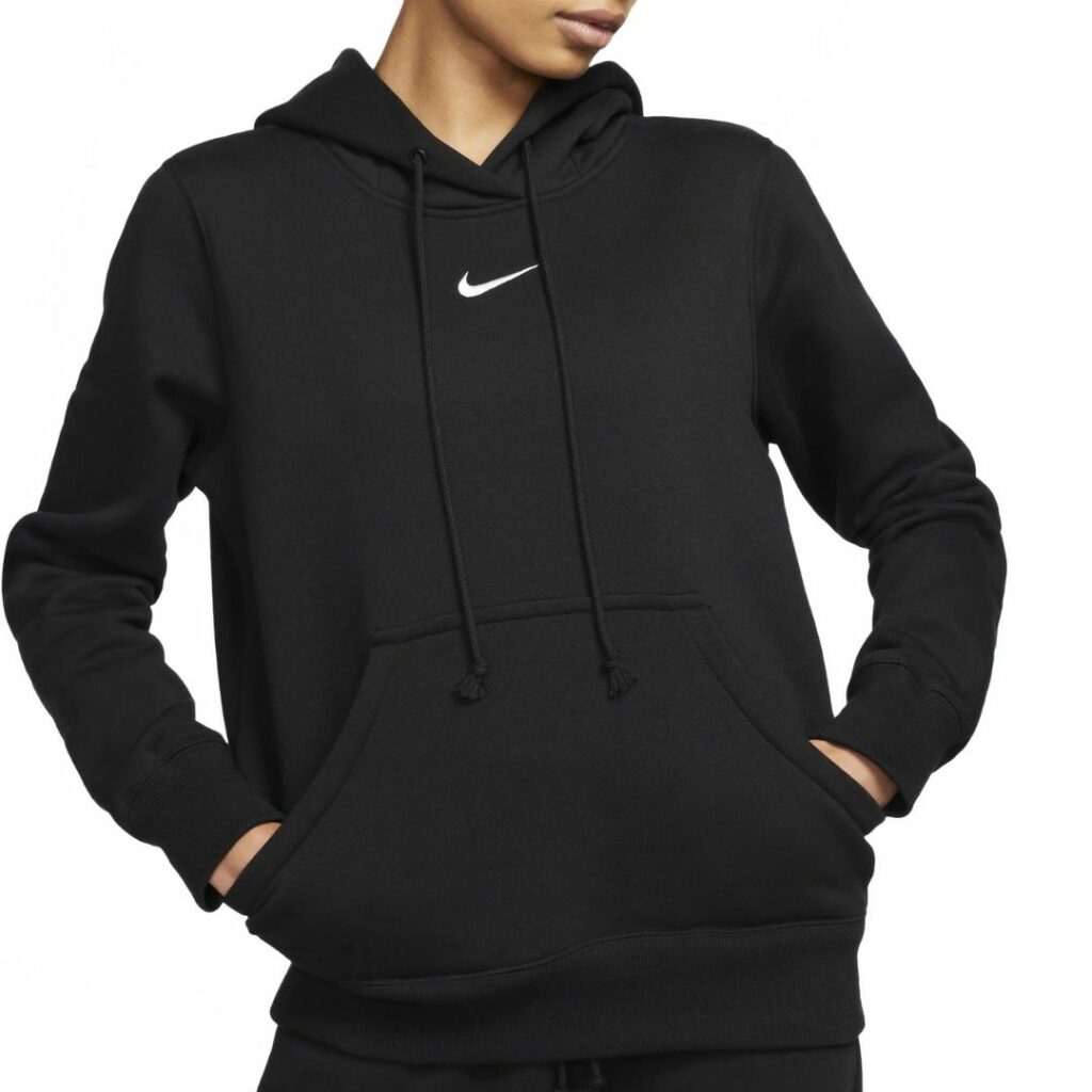 Nike Felpa Con Cappuccio Phoenix - Black - immagine 3