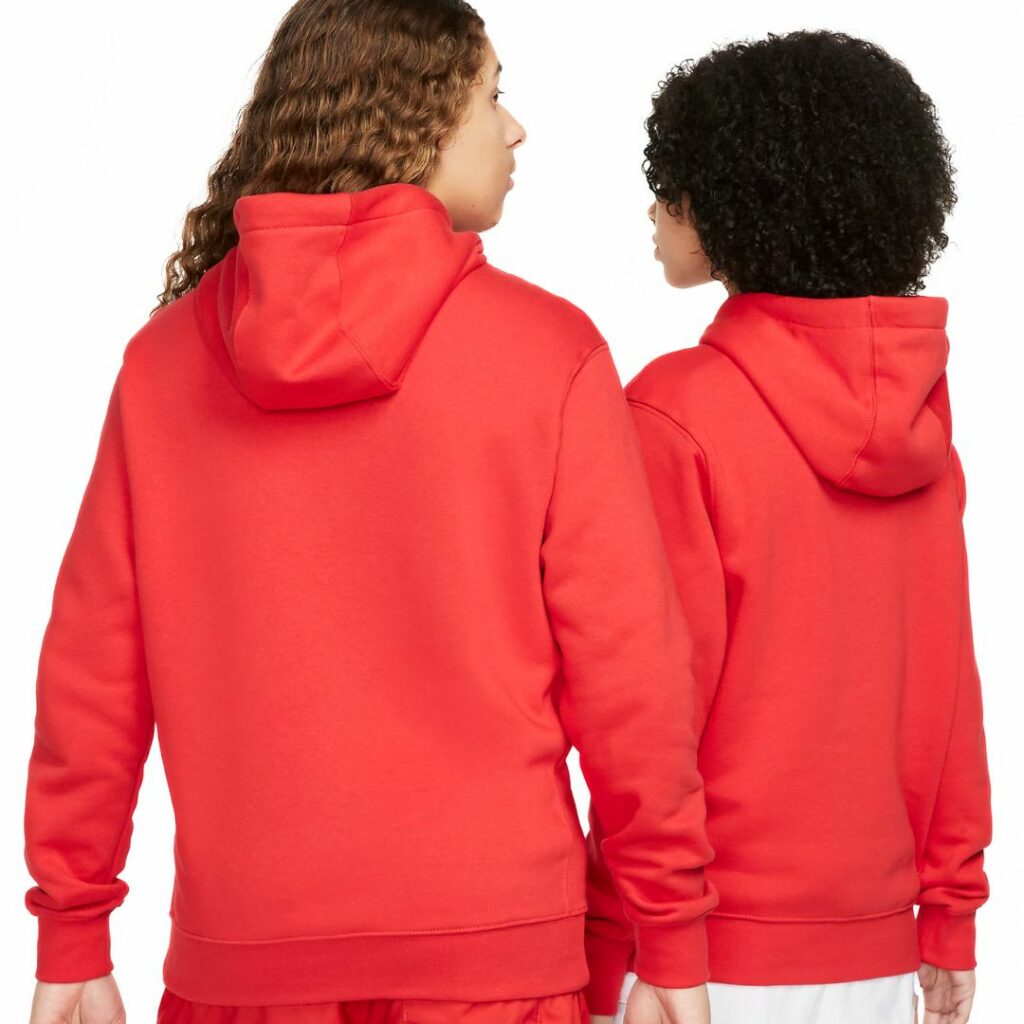 Nike Sportswear Club Felpa Con Cappuccio - Red - immagine 3