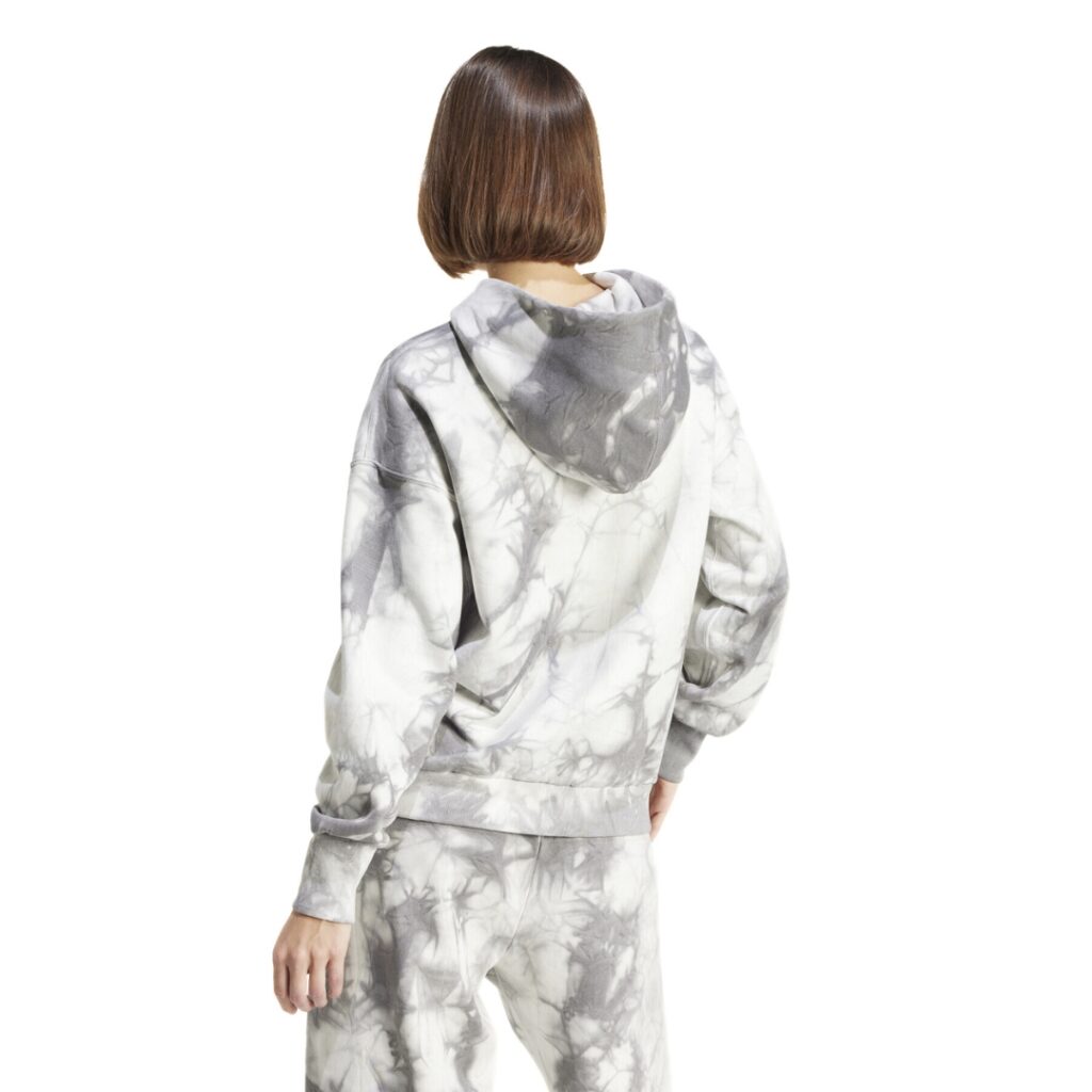 Adidas Felpa Con Cappuccio Tie-Dye ALL SZN - Grey - immagine 2