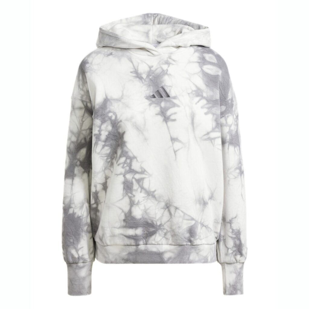 Adidas Felpa Con Cappuccio Tie-Dye ALL SZN - Grey - immagine 5