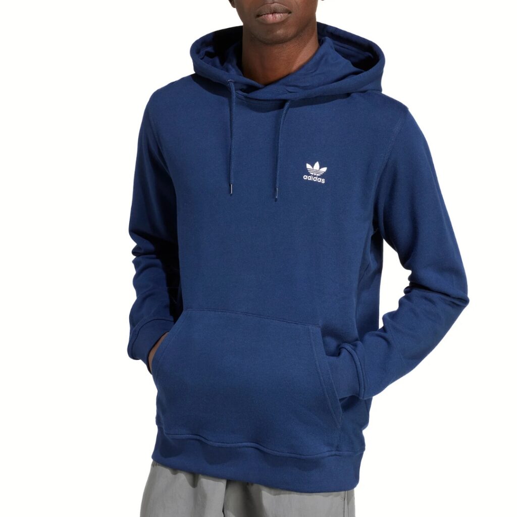 Adidas Felpa Con Cappuccio Trefoil Essentials - Navy - immagine 2