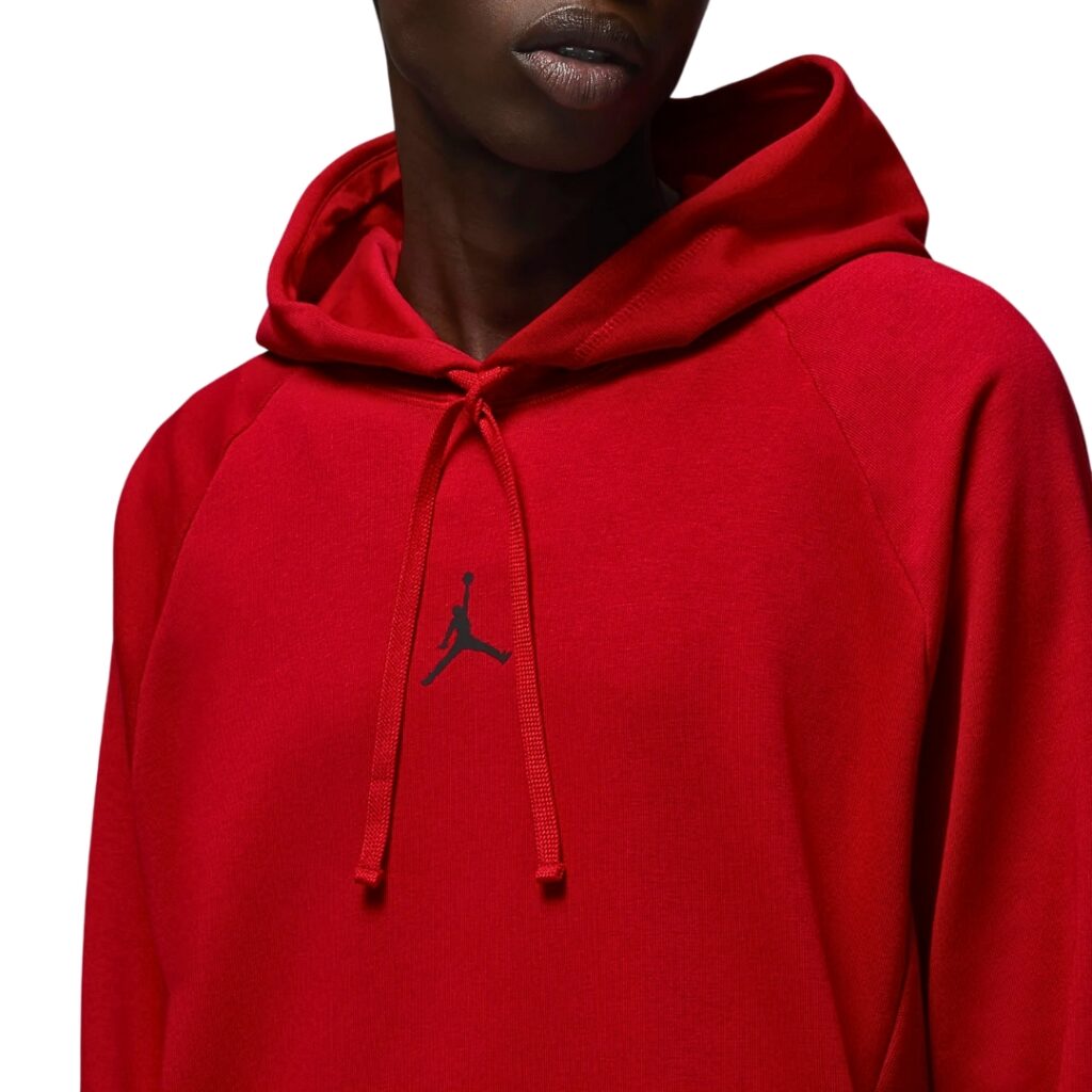 Jordan Dri-FIT Felpa Con Cappuccio - Gym Red/Black - immagine 2