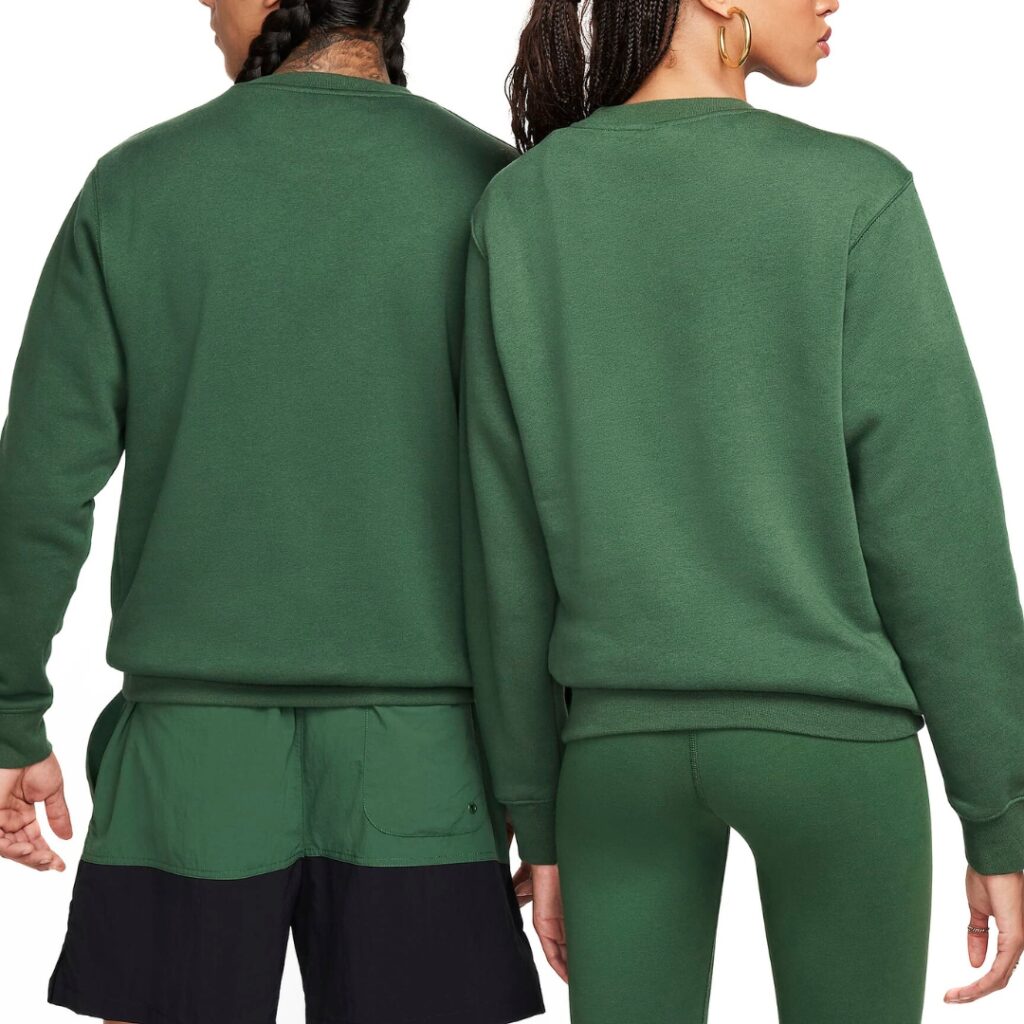 Nike Sportwear Club Felpa - Fir/White - immagine 3