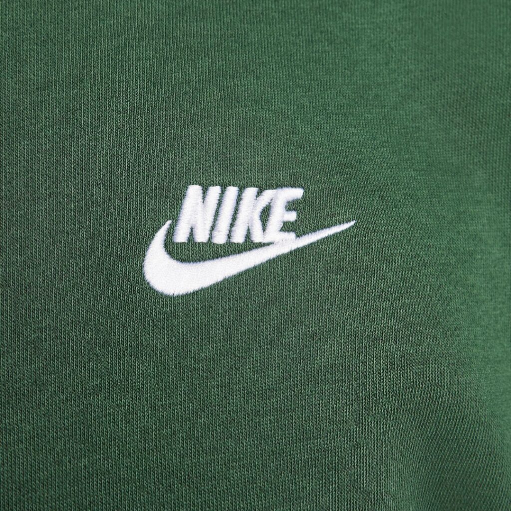 Nike Sportwear Club Felpa - Fir/White - immagine 4