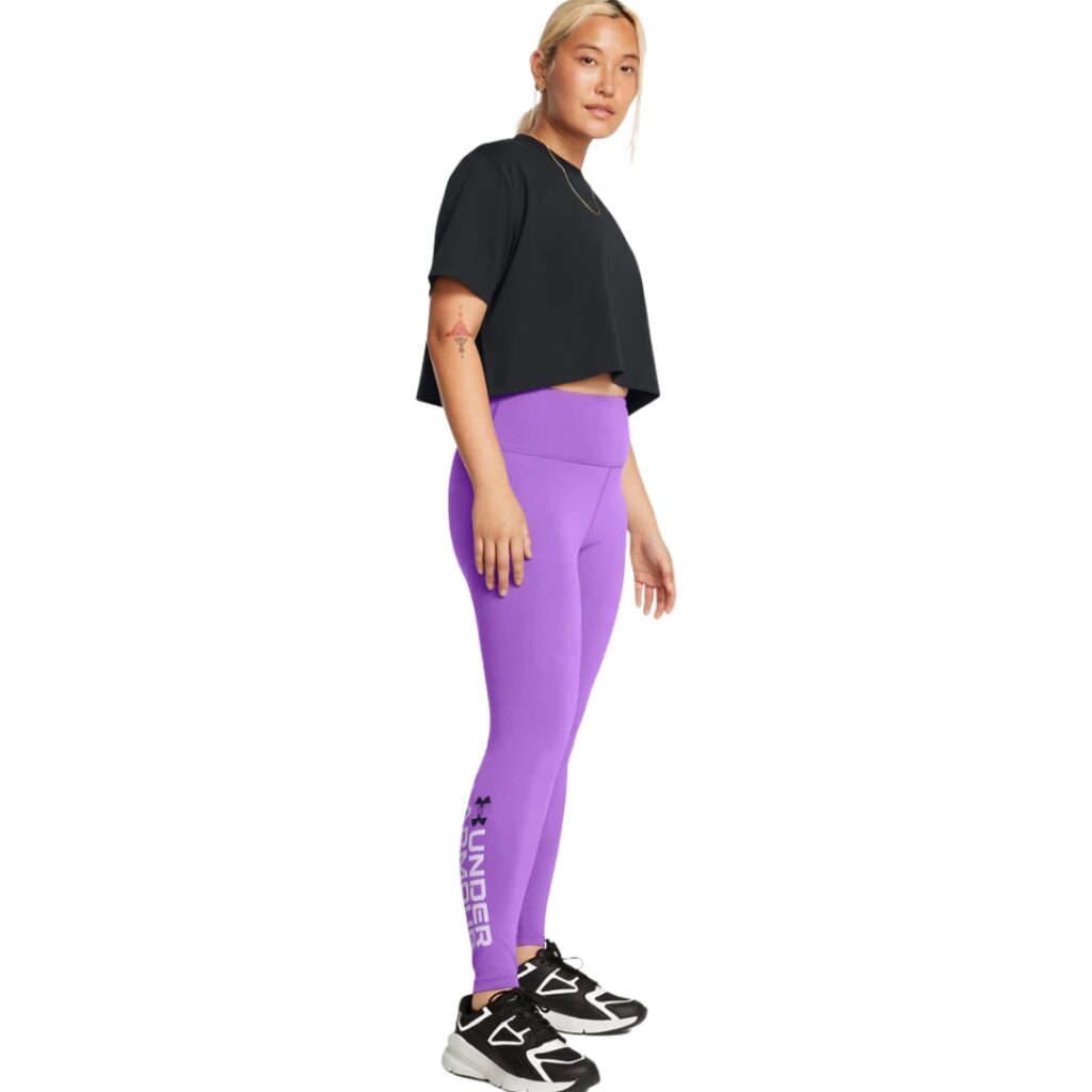 Under Armour Leggings Campus Graphic - Lavish/Salt Purple/Black - immagine 2