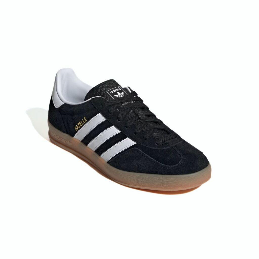 Adidas Gazelle Indoor - Core Black/Cloud White/Gum - immagine 3