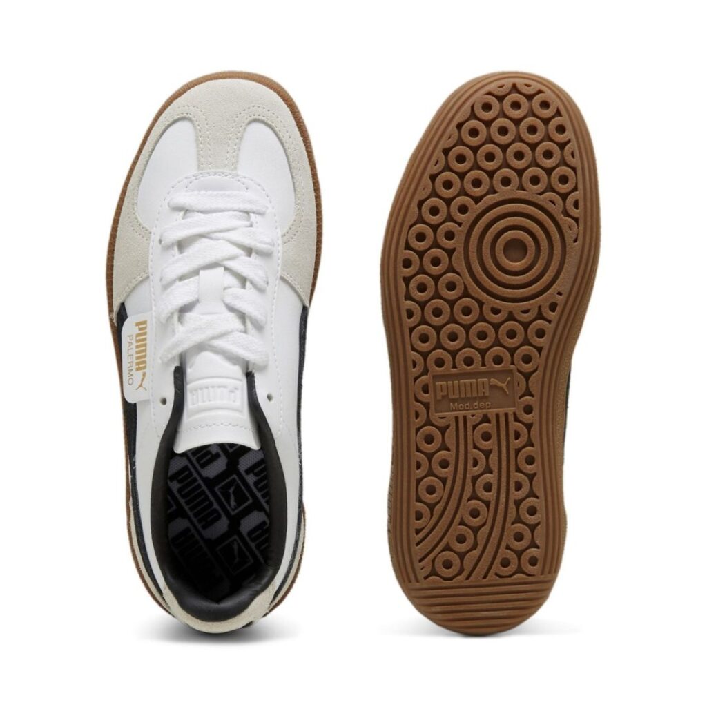Puma Palermo LTH Jr - White/Vapor Gray/Gum - immagine 3