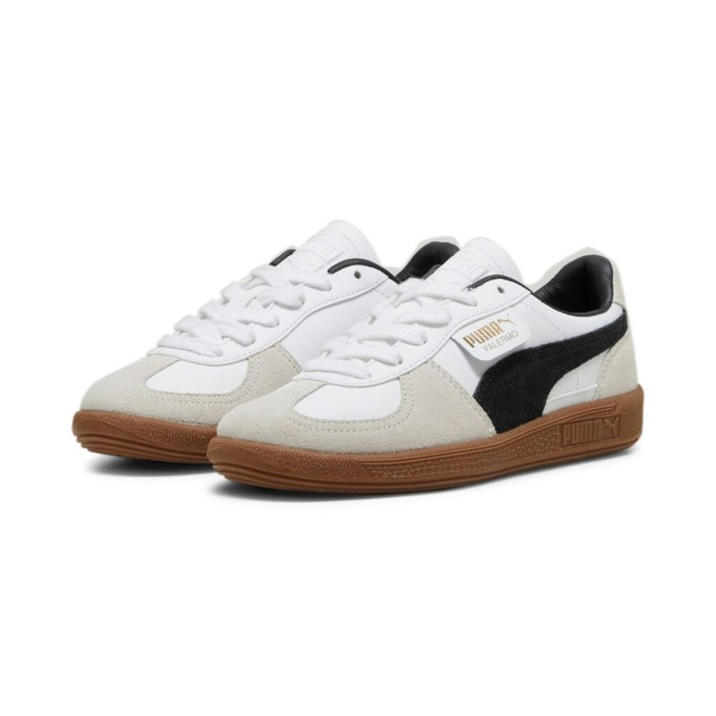 Puma Palermo LTH Jr - White/Vapor Gray/Gum - immagine 2
