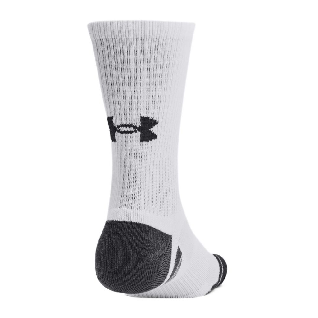 Under Armour Calze Performance Tech Crew - White/Jet Gray - immagine 2