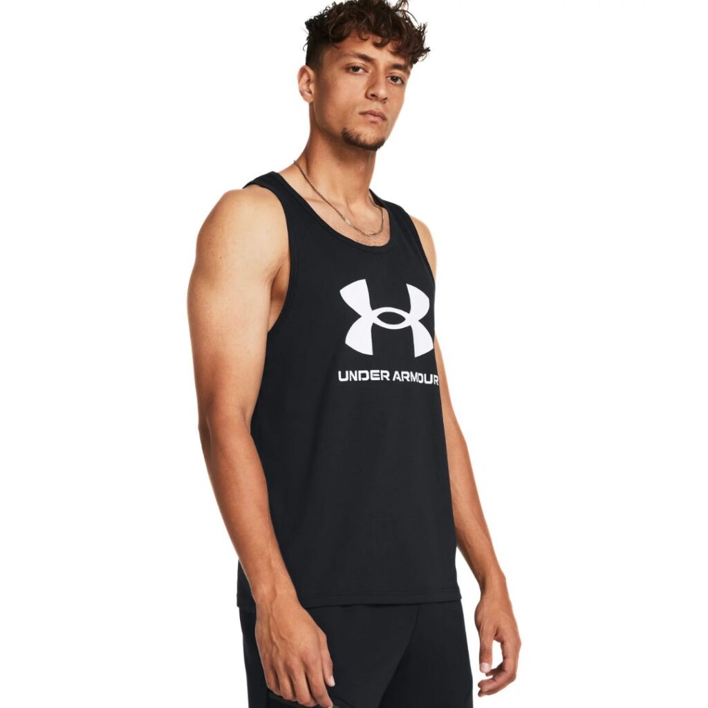 Under Armour Canotta Logo - Black/White