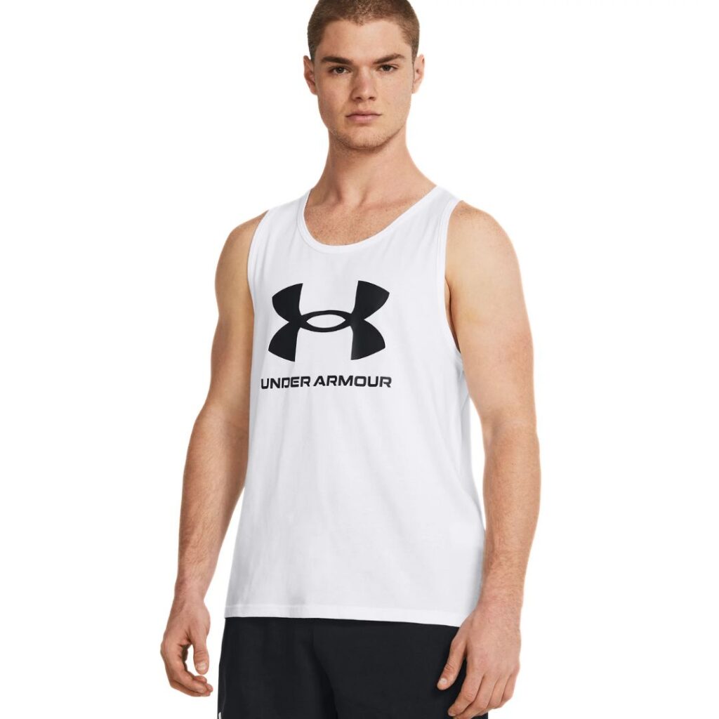 Under Armour Canotta Logo - White/Black