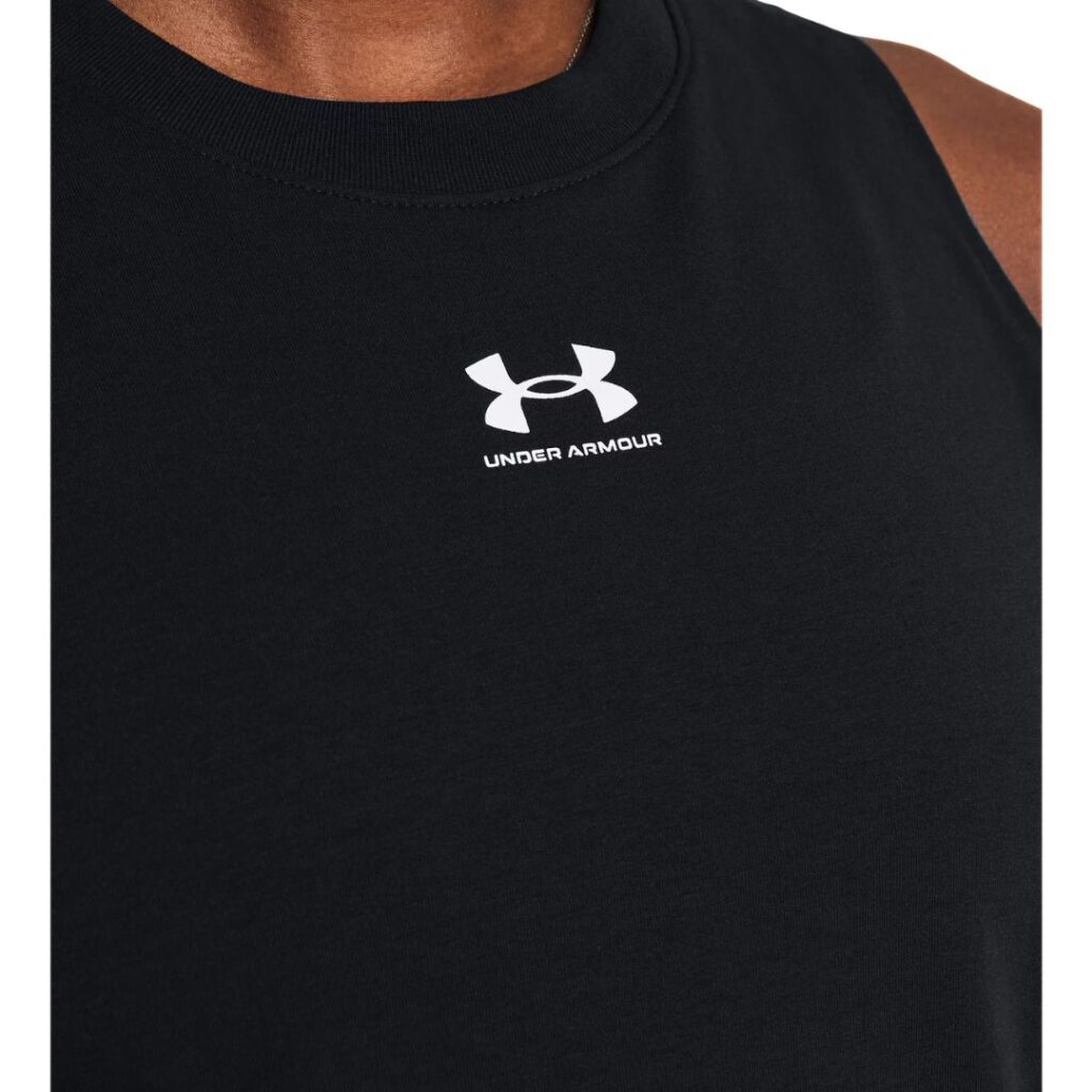 Under Armour Canotta Rival Muscle - Black/White - immagine 3