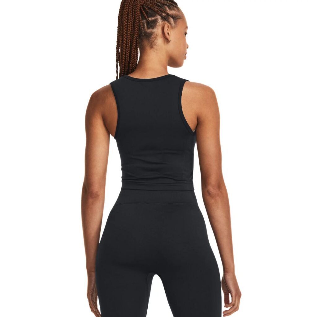 Under Armour Canotta Train Seamless - Black/White - immagine 3