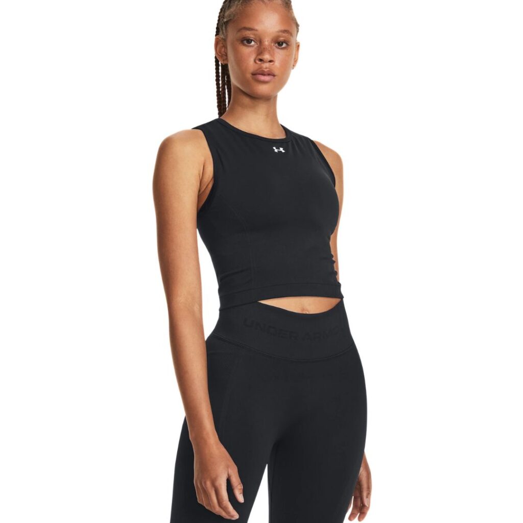 Under Armour Canotta Train Seamless - Black/White
