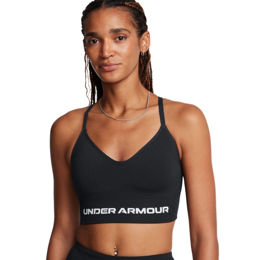 Under Armour Reggiseno Sportivo Vanish Seamless Low - Black/White