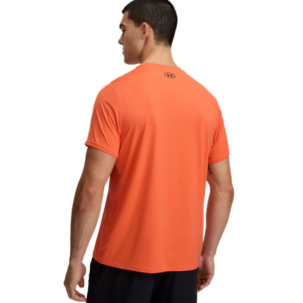 Under Armour T-Shirt HeatGear® Fitted - Fire/Black - immagine 2