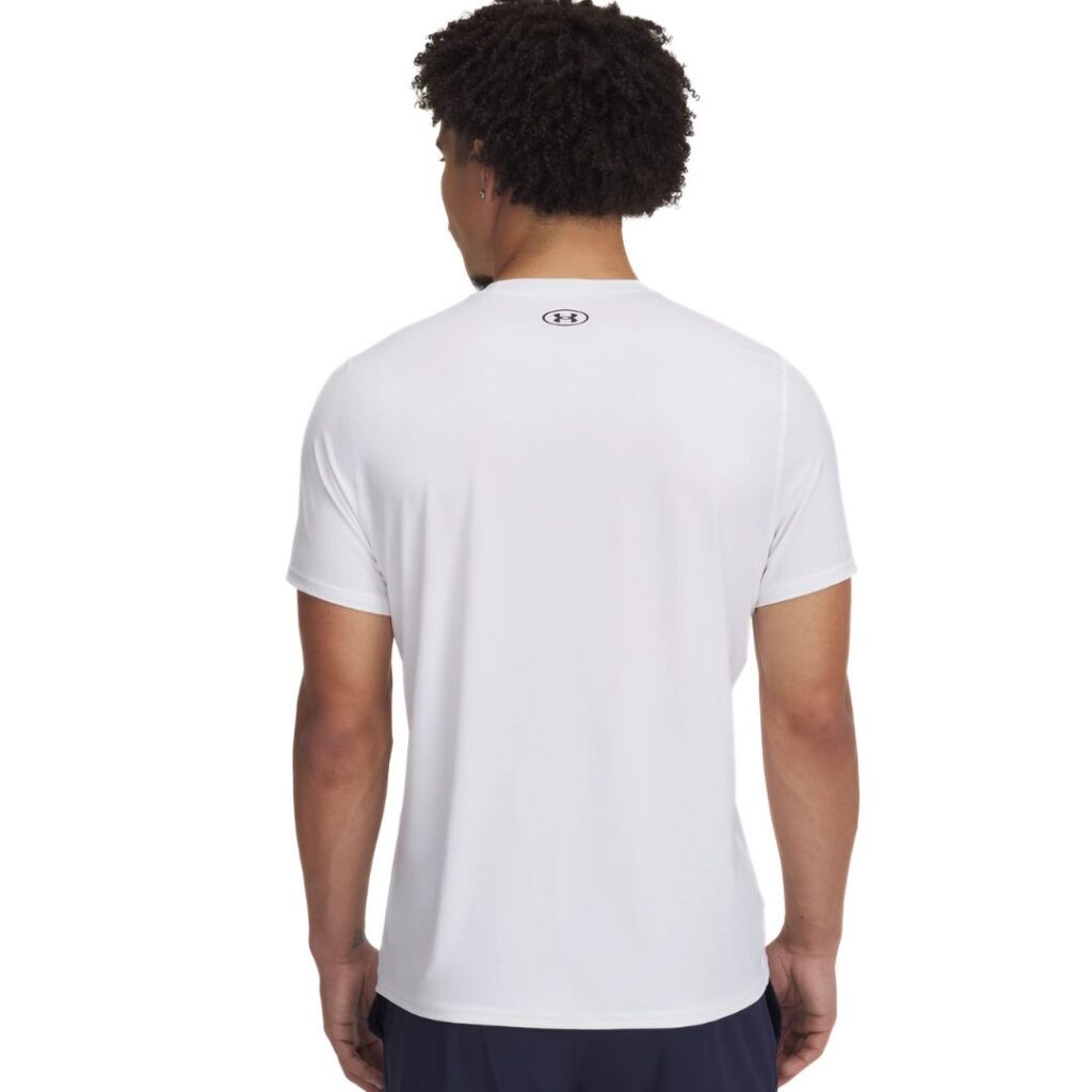 Under Armour T-Shirt HeatGear® Fitted - White/Black - immagine 2