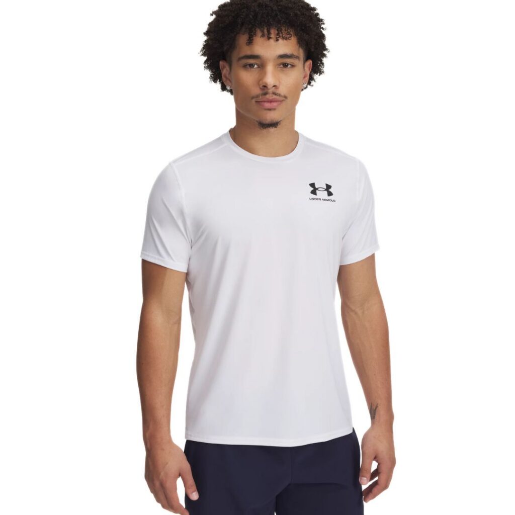 Under Armour T-Shirt HeatGear® Fitted - White/Black