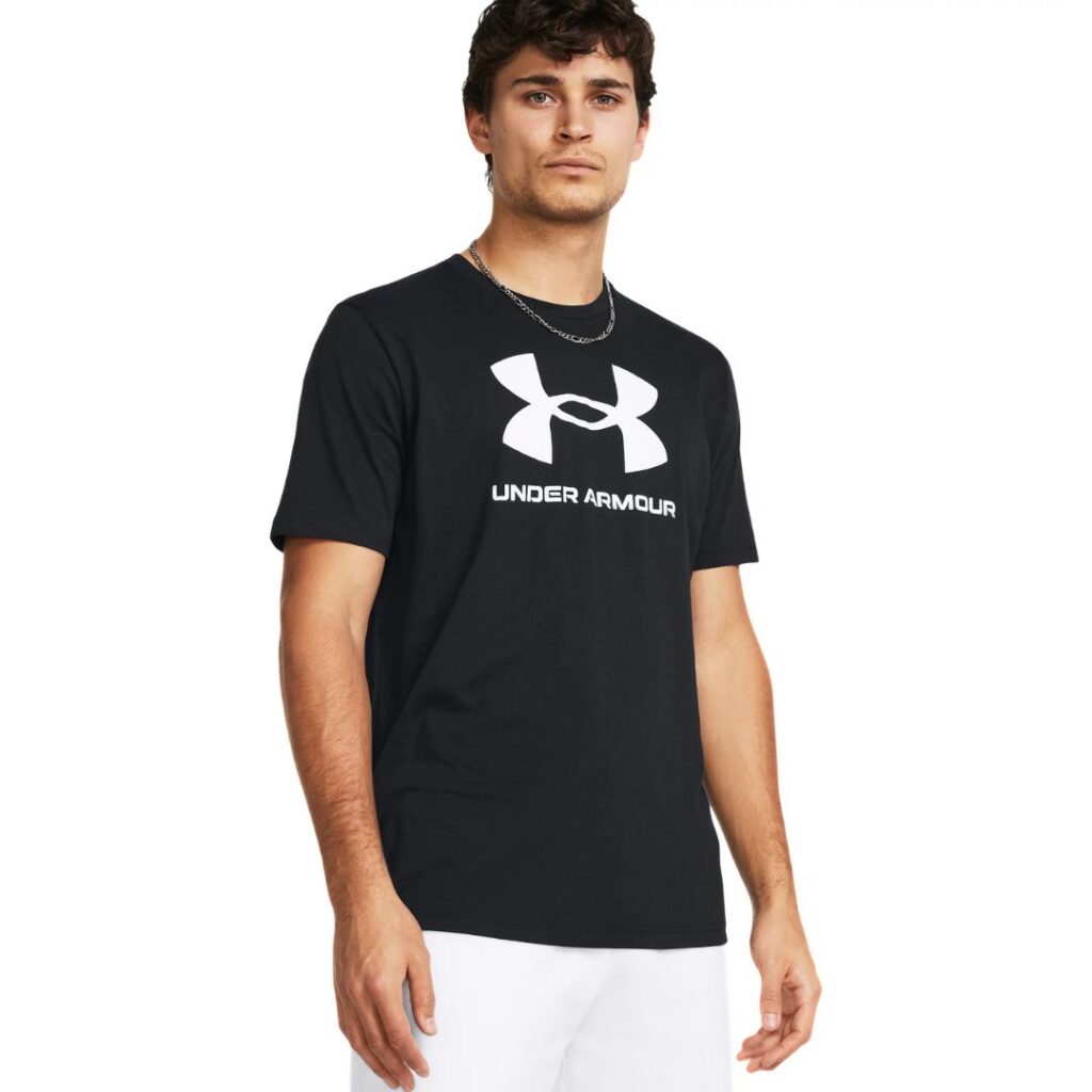 Under Armour T-Shirt Logo - Black/White