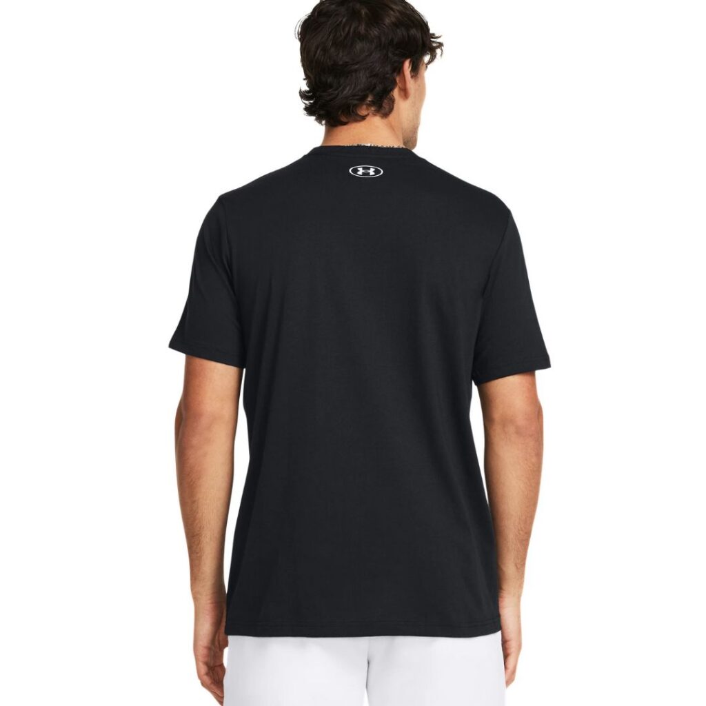 Under Armour T-Shirt Logo - Black/White - immagine 2