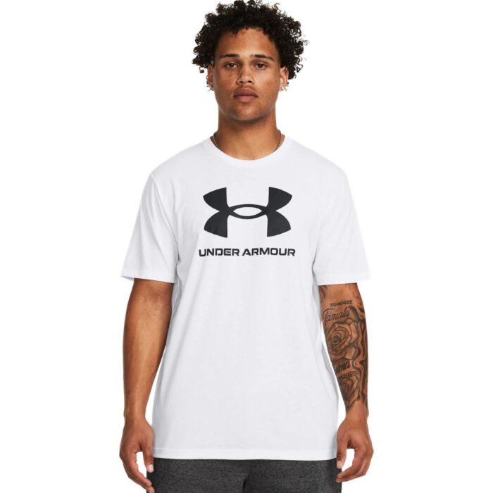 Under Armour T-Shirt Logo - White/Black
