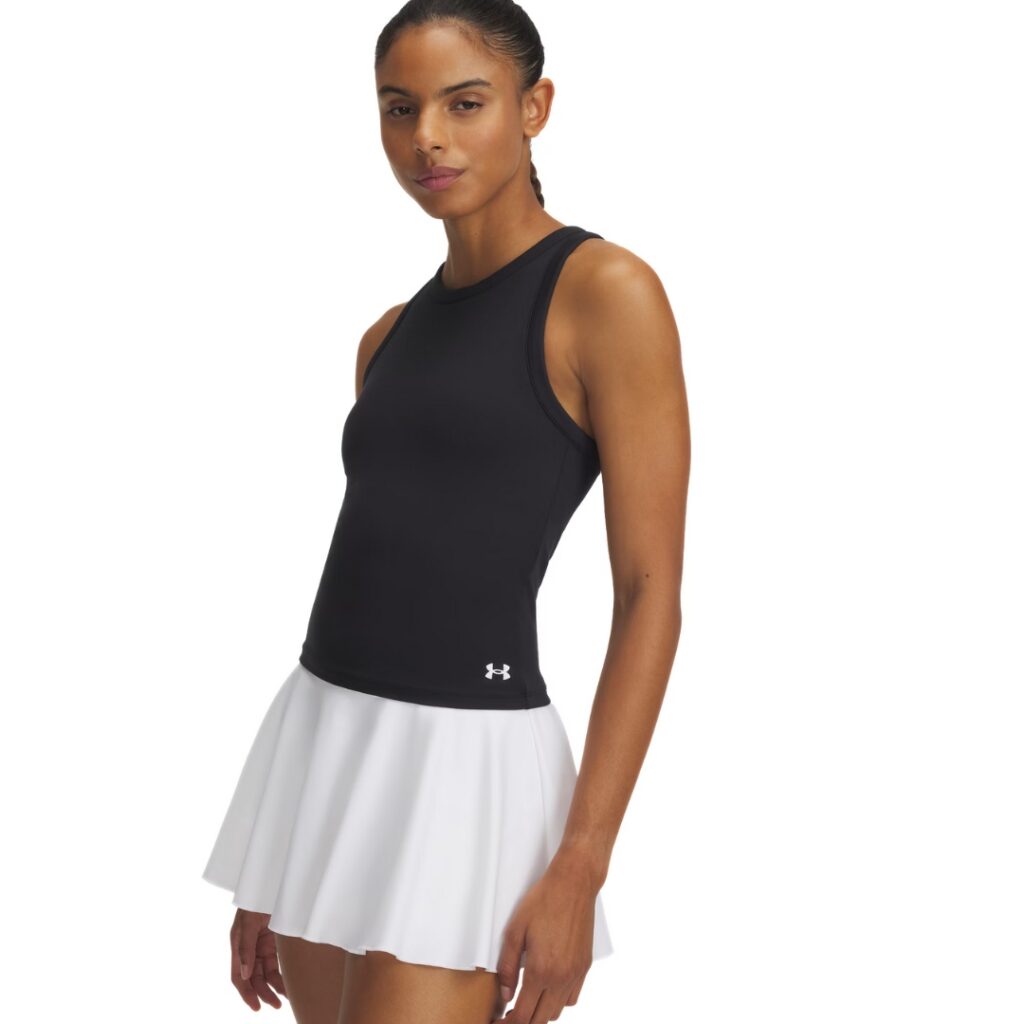 Under Armour Canotta Motion High Neck - Black/White