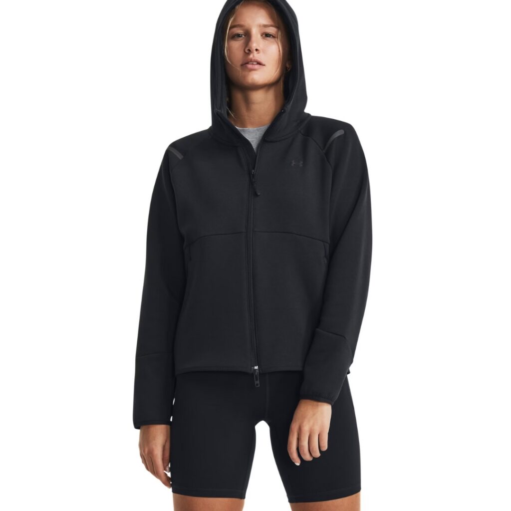 Under Armour Felpa Unstoppable Fleece Full-Zip - Black