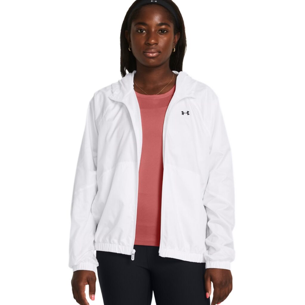 Under Armour Giacca A Vento Rival Sport - White/Black