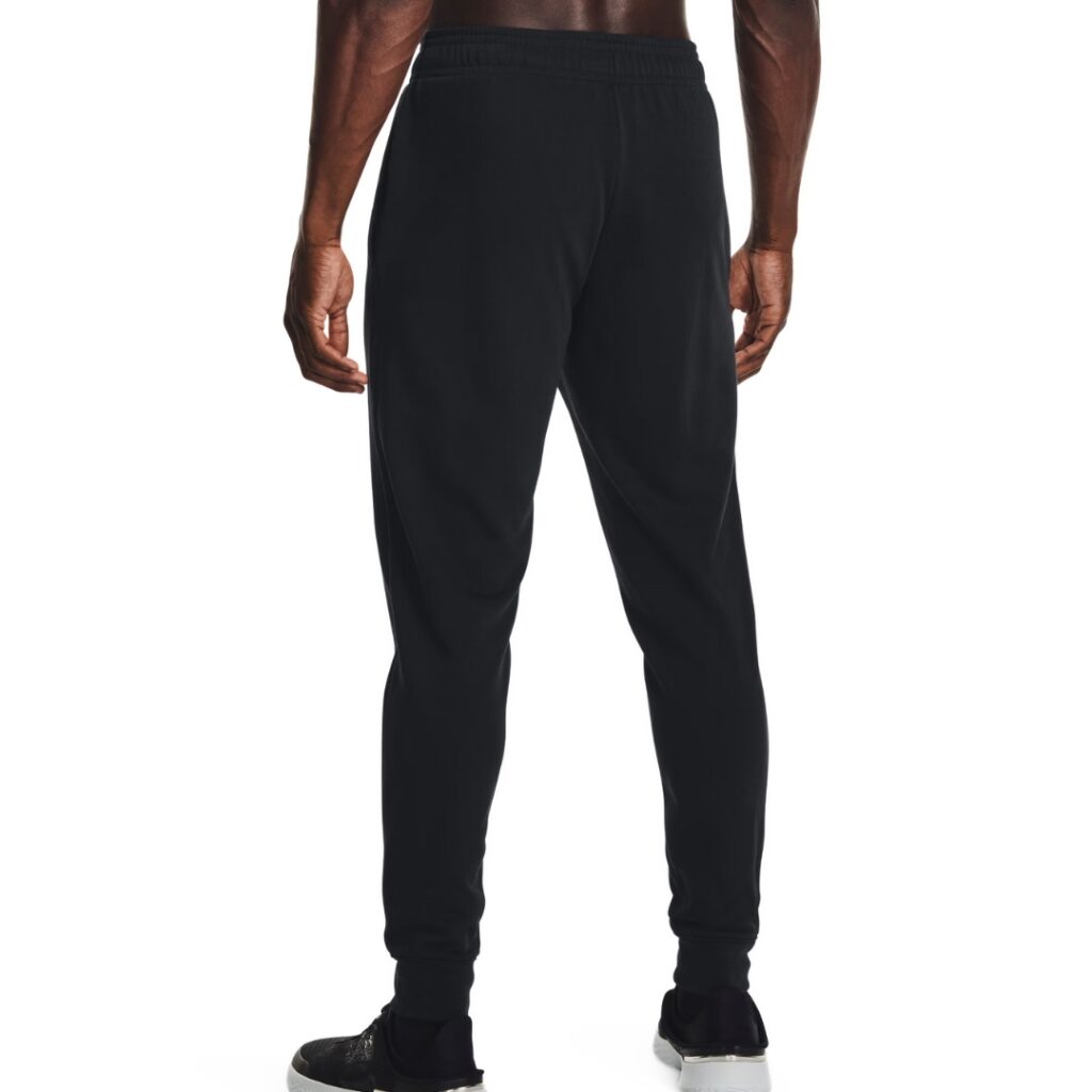 Under Armour Jogger Rival Terry - Black/White - immagine 3