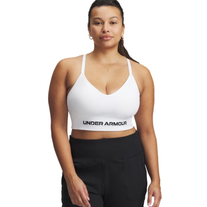 Under Armour Reggiseno Sportivo Vanish Seamless Low - White/Black