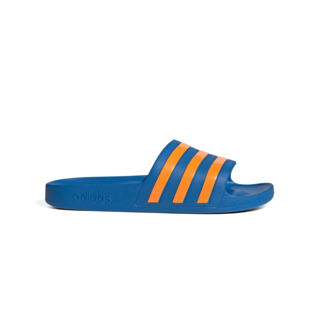 Adidas Ciabatte Adilette Aqua - Blu royal/Orange - immagine 3