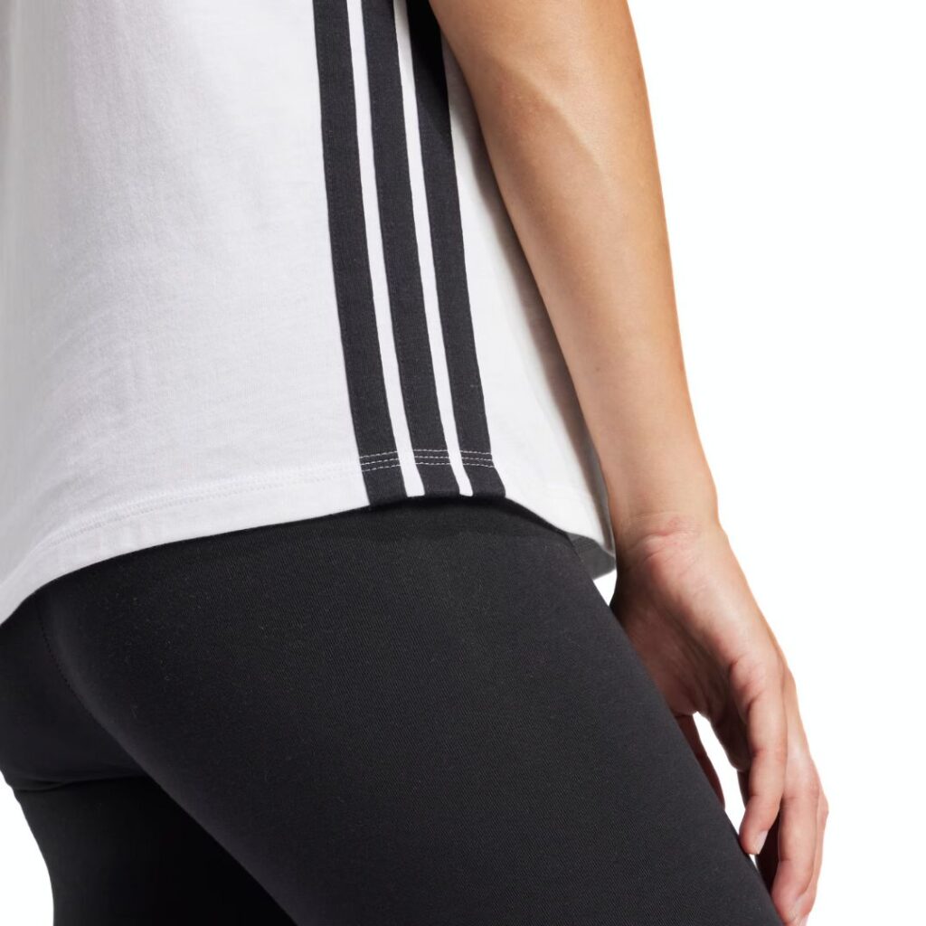 Adidas Canotta 3-Stripes - White/Black - immagine 4