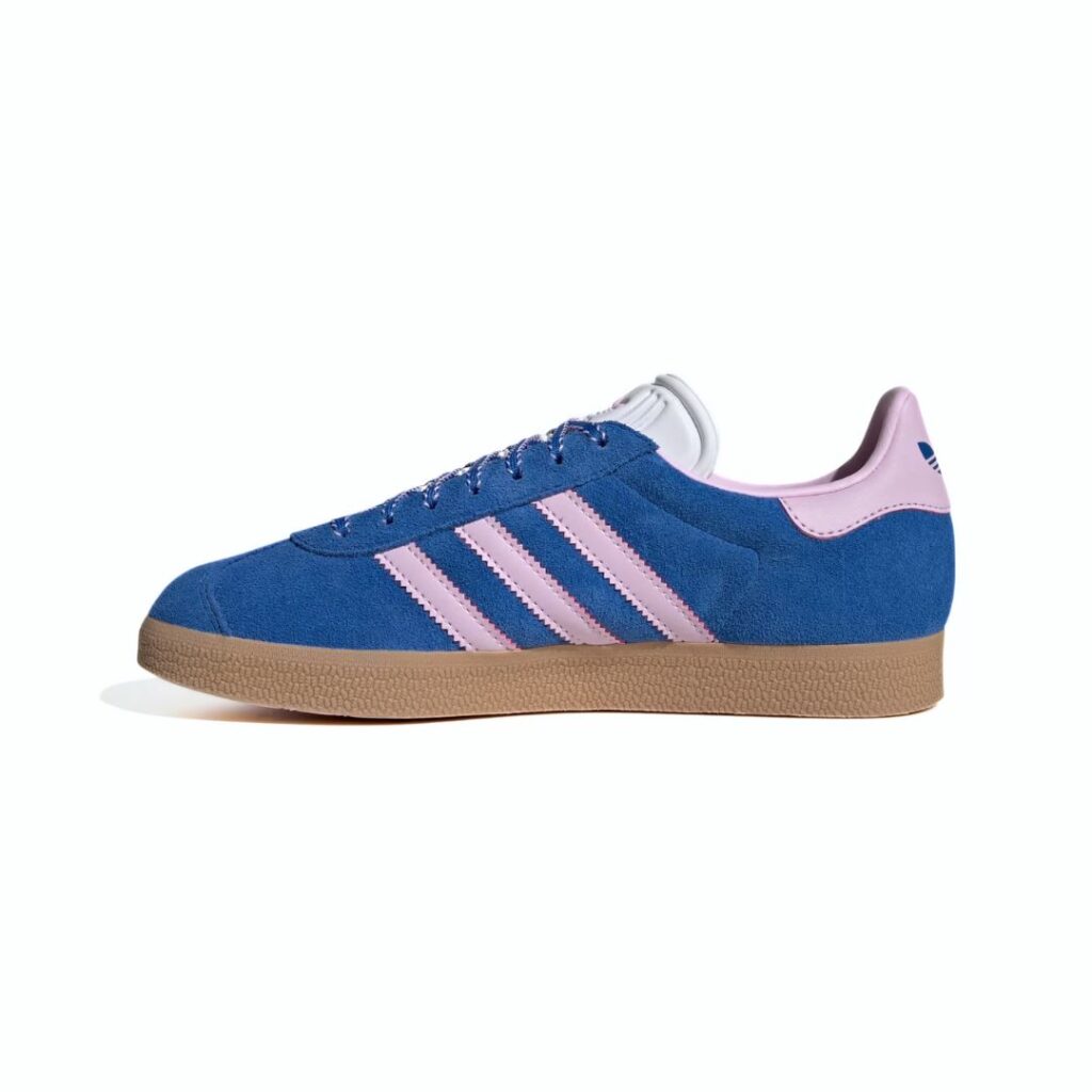Adidas Gazelle - Blue/Orchid Fusion/Gum - immagine 4