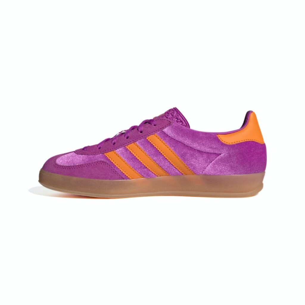 Adidas Gazelle Indoor - Purple Burst/Eqt Orange/Gum - immagine 3