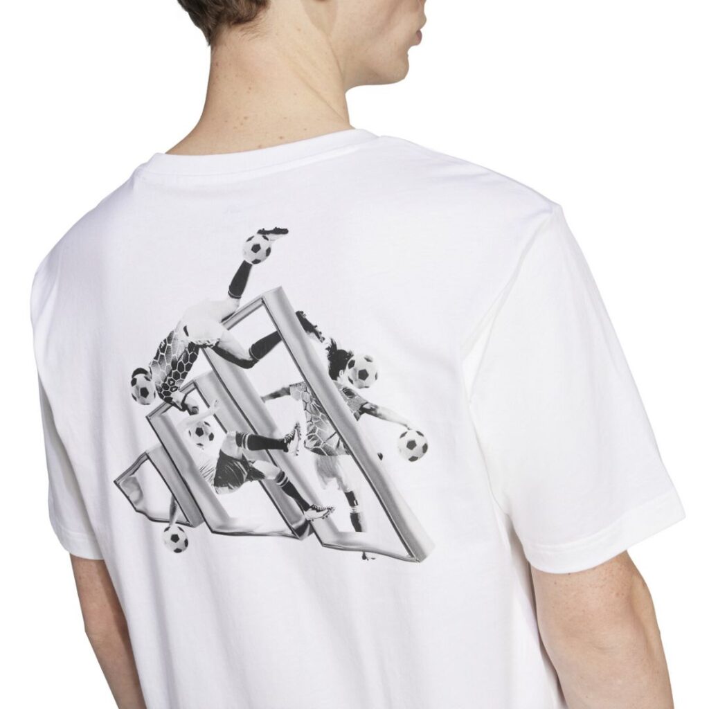 Adidas T-Shirt Color Shift Graphic - White - immagine 2