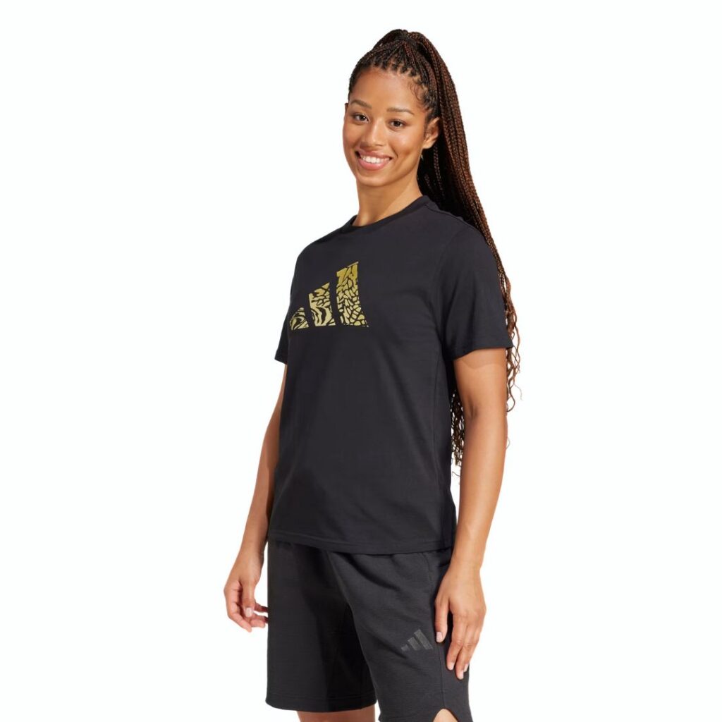 Adidas T-Shirt Tech Metallic Graphic - Black