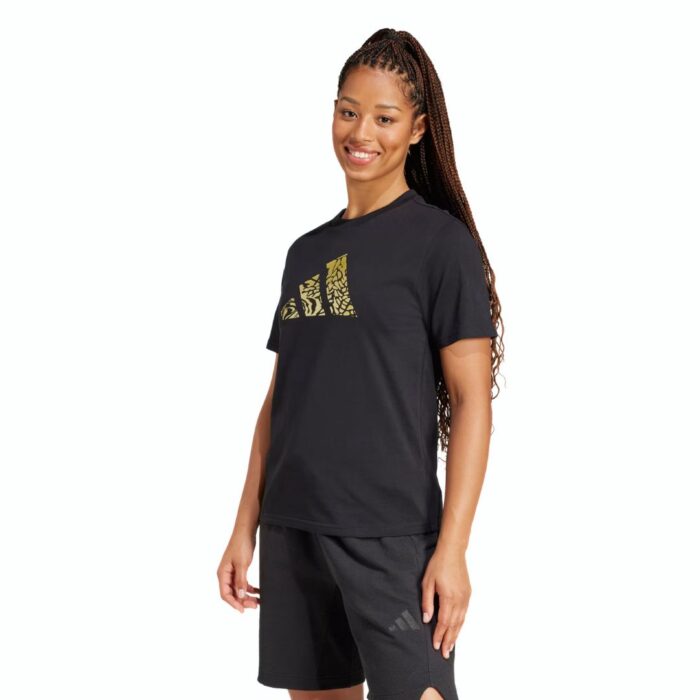 Adidas T-Shirt Tech Metallic Graphic - Black