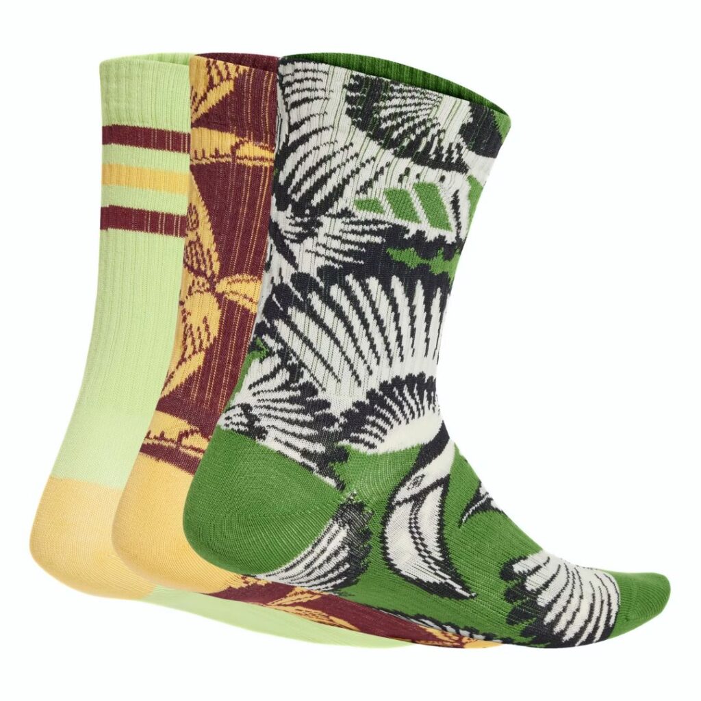 Adidas x Farm Rio Calze (3 paia) - Green/Semi Spark/Lime - immagine 2